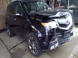 2010 ACURA MDX, BLACK, 3.7L, AT, AWD.  A25215